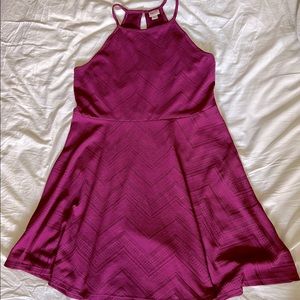 Mossimo hot pink halter dress